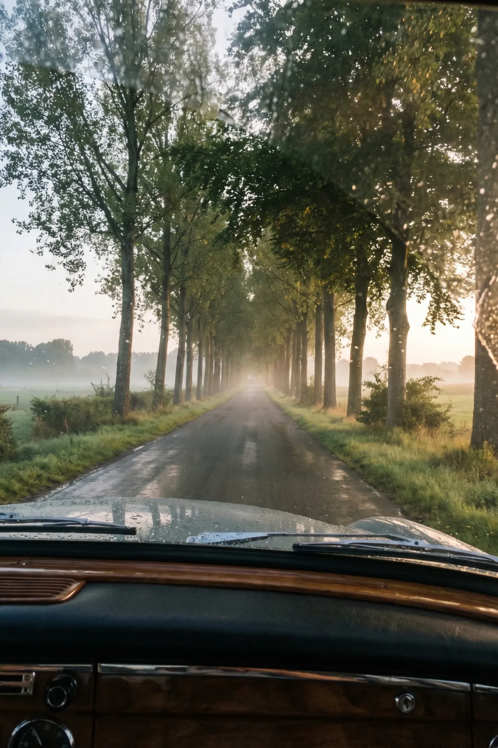 A classic bridge at first light — the crossing into Brussels